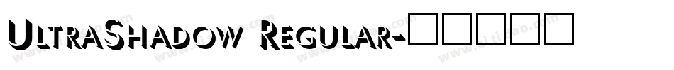 UltraShadow Regular字体转换
